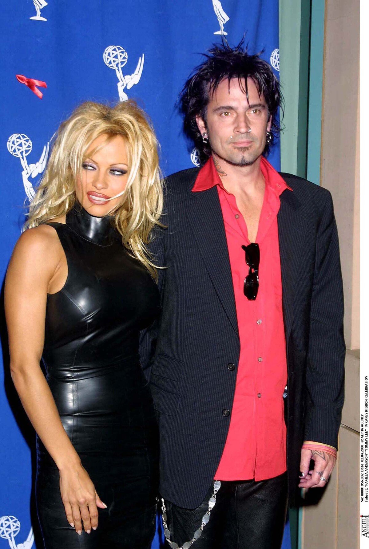 Photo : Pamela Anderson et Tommy Lee 2/04/2001 - - Purepeople