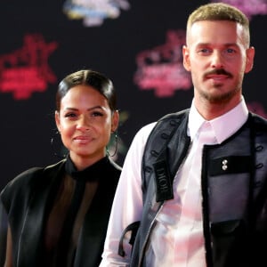 Christina Milian enceinte et son compagnon Matt Pokora (M. Pokora) - 21ème édition des NRJ Music Awards au Palais des festivals à Cannes le 9 novembre 2019. © Dominique Jacovides/Bestimage