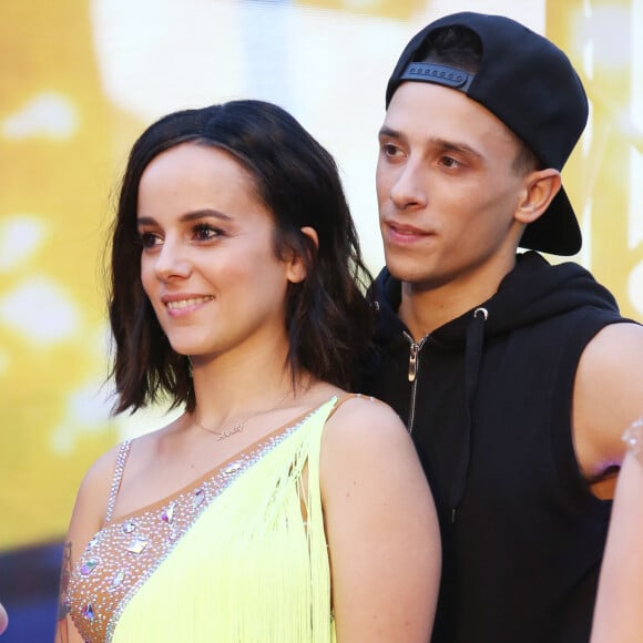 Alizée et son compagnon Grégoire Lyonnet - Spectacle "Danse avec les stars" lors du 55ème Festival de Télévision de Monte-Carlo à Monaco, le 14 juin 2015.