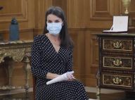 Letizia d'Espagne masquée : elle s'illustre dans une robe recyclée