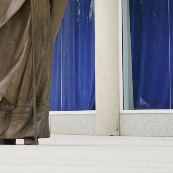 Le président des États-Unis Donald Trump et son épouse, la First Lady Melania Trump visitent le sanctuaire national Saint-Jean-Paul II (Saint John Paul II National Shrine) à Washington, D.C. Le 2 juin 2020.