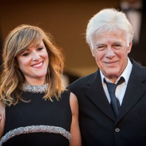 Guy Bedos et sa fille Victoria - Montée des marches du film "Julieta" lors du 69ème Festival International du Film de Cannes. Le 17 mai 2016. © Olivier Borde-Cyril Moreau/Bestimage