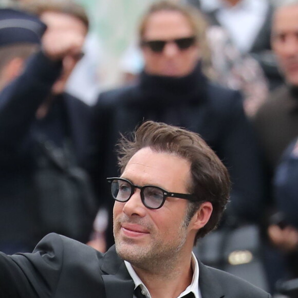 Nicolas Bedos - Hommage à Guy Bedos en l'église de Saint-Germain-des-Prés à Paris le 4 juin 2020.