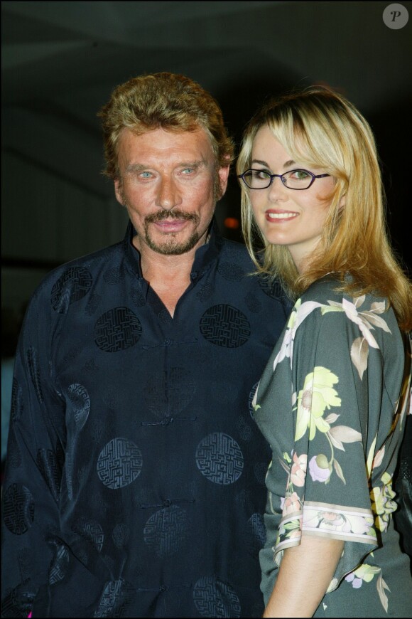 Johnny et Laeticia Hallyday à la Mostra de Venise le 4 septembre 2002.