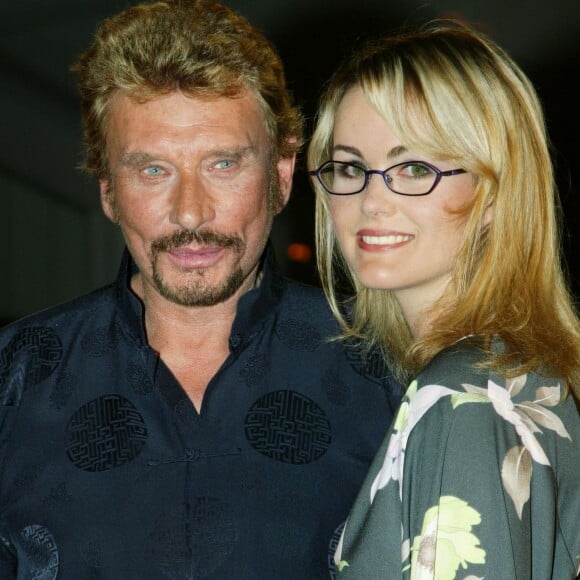 Johnny et Laeticia Hallyday à la Mostra de Venise le 4 septembre 2002.