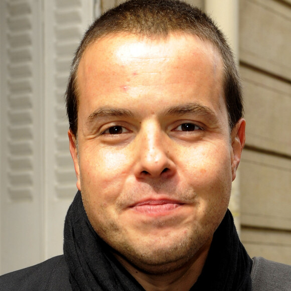 Nicolas Demorand lors de la conférence de presse de rentrée d'Europe 1 à Paris le 30 aout 2010