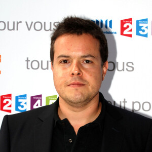 Nicolas Demorand lors de la conference de Presse de Rentree 2009/2010 de France Television à Paris