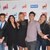Benoit Dubois, Andréas Kastrinos, Cécile Chlous, Aurélie Van Daelen, Martial, Amélie Neten, Emilie Picch et Aymeric Bonnery - Conférence de rentrée du groupe NRJ au Musée du Quai Branly à Paris le 14 septembre 2016. © Veeren / Bestimage