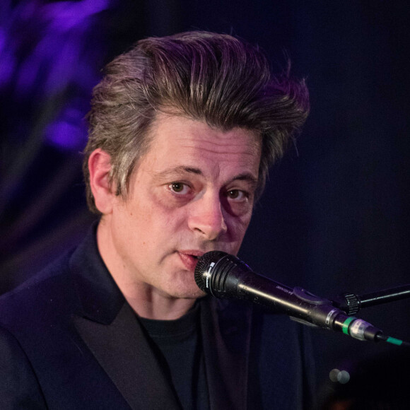 Benjamin Biolay - Soirée privée Maison Nathalie Blanc "Spéciale Silmo" au Café de l'Homme à Paris suivie d'un concert privé de B. Biolay le 27 Septembre 2019.© Cyril Moreau / Bestimage