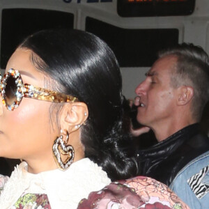 Nicki Minaj et son mari Kenneth Petty arrivent au défilé de Marc Jacobs lors de la New York Fashion Week (NYFW), le 12 février 2020.