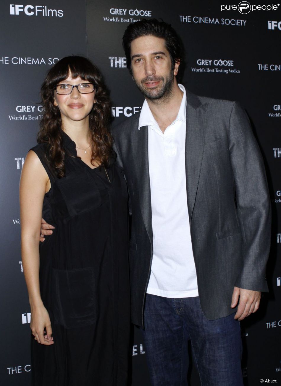 Zoe Buckman et David Schwimmer en juin 2011 à New York  