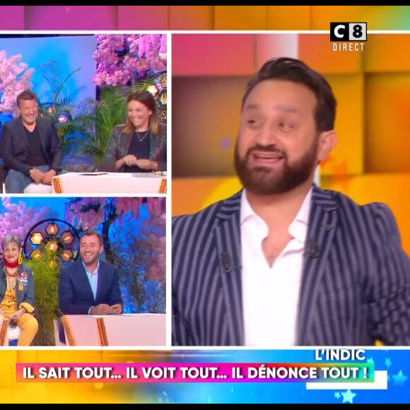 Cyril Hanouna et son équipe dans "C que du kif", le 18 juin 2020, sur C8