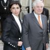 Passation de pouvoir entre Pascal Clément et Rachida Dati, ministre de la Justice et garde des Sceaux le 18 mai 2007.