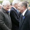 Pascal Clément et Jacques Chirac - Cérémonies marquant le 88e anniversaire de l'armistice de 1918 à Paris, le 11 novembre 2006.