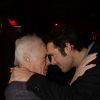 Guy Bedos et son fils Nicolas Bedos - After-party du film "Mr & Mme Adelman" au Raspoutine à Paris, le 19 décembre 2016. © Rachid Bellak/Bestimage