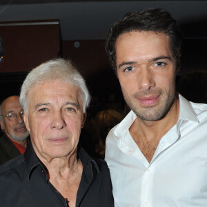Exclusif - Guy et son fils Nicolas Bedos - Aftershow du spectacle de Guy Bedos "La der des der" a l'Olympia a Paris. Le 23 decembre 2013