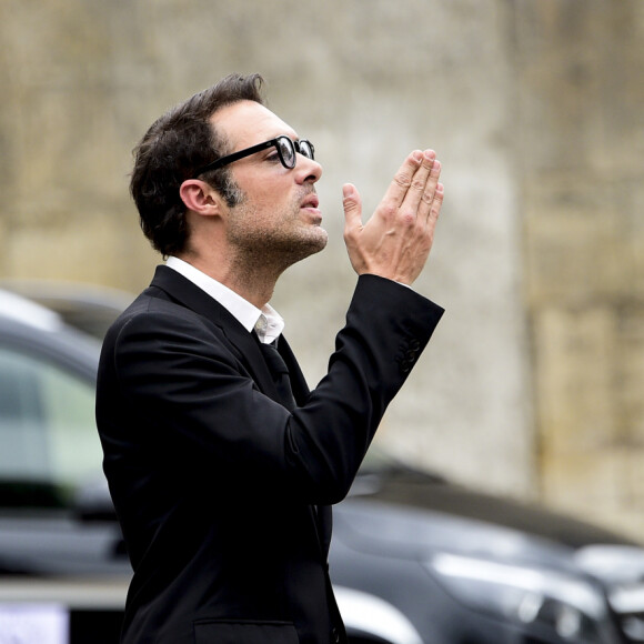 Nicolas Bedos - Hommage à Guy Bedos en l'église de Saint-Germain-des-Prés à Paris le 4 juin 2020. © JB Autissier / Panoramic / Bestimage