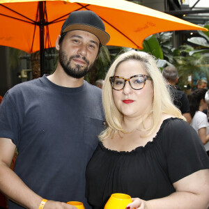 Alexis et sa compagne Marilou Berry lors de la soirée organisée pour célébrer les 10 ans de la salle de sports le "Klay Club" à Paris, le 28 juin 2019. © Marc Ausset-Lacroix/Bestimage