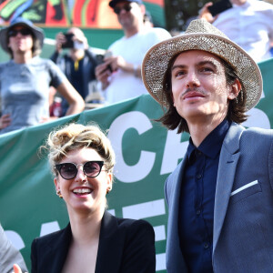 Jazmin Grace Grimaldi (la fille du prince Albert II de Monaco) et son compagnon Ian Mellencamp assistent au Rolex Monte Carlo Masters 2018 de tennis, au Monte Carlo Country Club à Roquebrune Cap Martin le 18 avril 2018. © Bruno Bebert / Bestimage