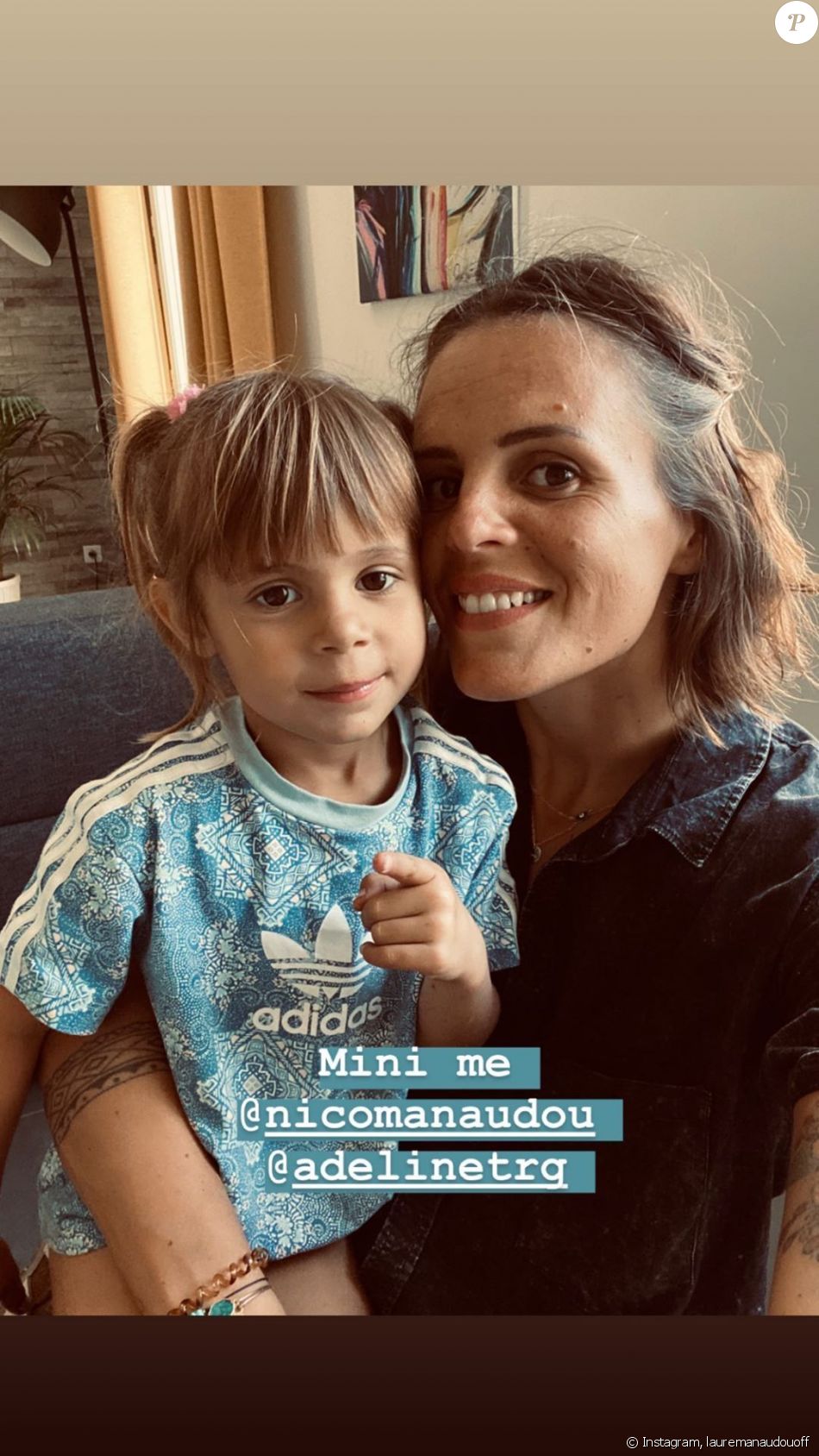 La nouvelle est tombée dimanche : Laure Manaudou pose avec sa nièce Rose, à Marseille, juin ...