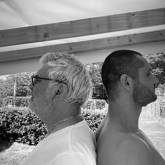 Laure Manaudou a partagé cette photo de son frère Florent avec leur papa Jean-Luc, juin 2020
