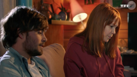 Marion Christmann et Clément Rémiens dans la série "Demain nous appartient", sur TF1.