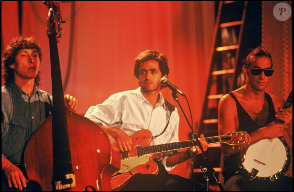 Claude Le Péron et Jean-Jacques Goldman à l'Olympia en 1987