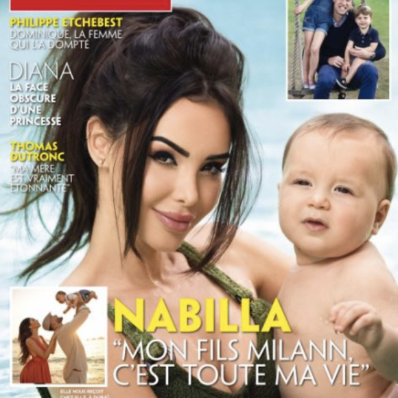 Nabilla en couverture du nouveau magazine de "Gala" paru le 25 juin 2020