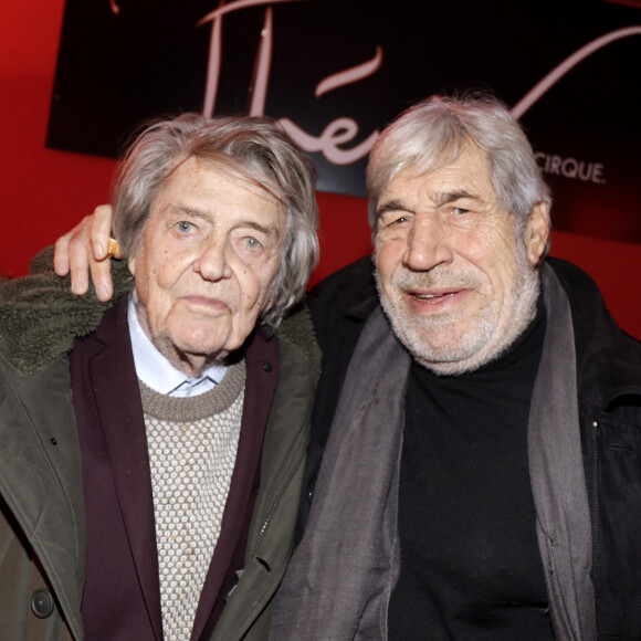 Jean-Pierre Mocky, Jean-Pierre Castaldi - 20ème Arbre de Noël de l'association Citéstars au cirque Phénix en présence de 150 enfants défavorisés à Paris le 6 janvier 2019. © Cédric Perrin/Bestimage06/01/2019 - Paris