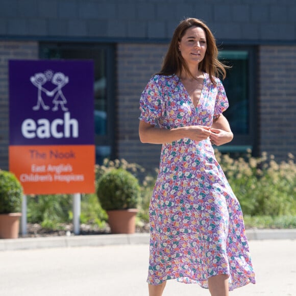 Catherine Kate Middleton, duchesse de Cambridge visite un hopital pour enfants à Norwich le 27 juin 2020.