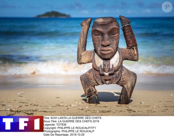 Le totem de "Koh-Lanta, la guerre des chefs", sur TF1