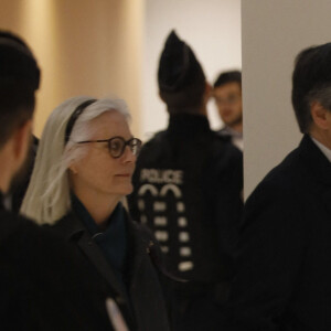 L'ancien Premier ministre français François Fillon et sa femme Penelope Fillon arrivent à la 32ème chambre correctionnelle du tribunal de Paris, France, le 9 mars 2020. François et Penelope Fillon doivent être jugés pour "détournement de fonds publics" et "abus de bien sociaux". © Christophe Clovis/Bestimage
