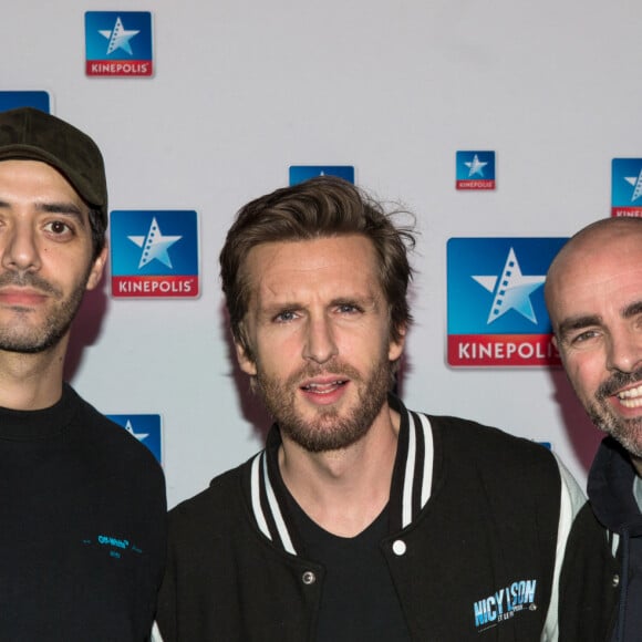 Tarek Boudali, Philippe Lacheau et Julien Arruti - Avant-première du film "Nicky Larson et le Parfum de Cupidon" au Kinepolis de Lomme, Hauts de France. Le 5 janvier 2019 © Stéphane Vansteenkiste / Bestimage