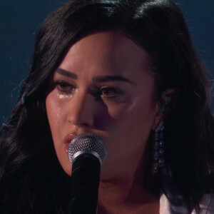 Demi Lovato lors de la 62ème édition de la soirée des Grammy Awards à Los Angeles, Californie, Etats-Unis, le 26 janvier 2020.