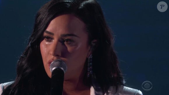 Demi Lovato lors de la 62ème édition de la soirée des Grammy Awards à Los Angeles, Californie, Etats-Unis, le 26 janvier 2020.