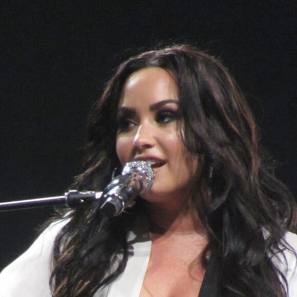 Demi Lovato en concert à l'O2 Arena à Londres. Le 25 juin 2018