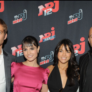 Paul Walker, Jordana Brewster, Michelle Rodriguez, Vin Diesel - Soirée pour le 4e anniversaire d'NRJ12 au VIP Room Theater. Paris. Le 18 mars 2009.