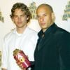 Vin Diesel et Paul Walker - Soirée "MTV Movie Awards 2002". Los Angeles. Le 3 juin 2002.