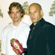  Vin Diesel et Paul Walker - Soirée "MTV Movie Awards 2002". Los Angeles. Le 3 juin 2002. 