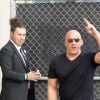 Vin Diesel arrive à l'émission "Jimmy Kimmel Live" dans le quartier de Hollywood à Los Angeles, le 9 mars 2020.