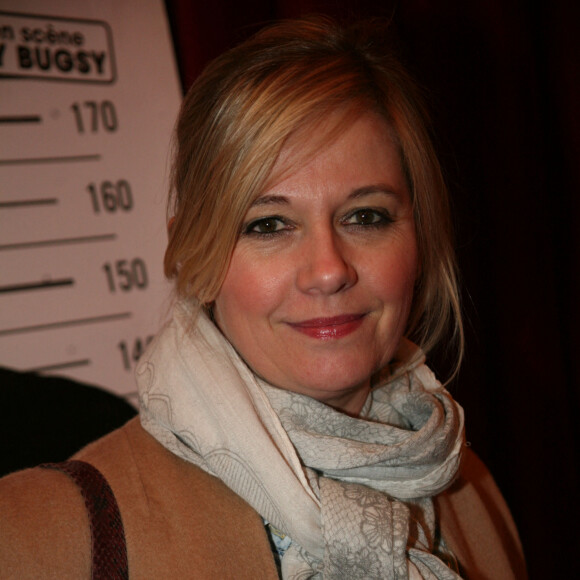 Exclusif - Flavie Flament au photocall du spectacle Ecroué de rire de David Desclos dans la salle mythique du music-hall Bobino à Paris, France, le 1er avril 2019. © JLPPA/Bestimage