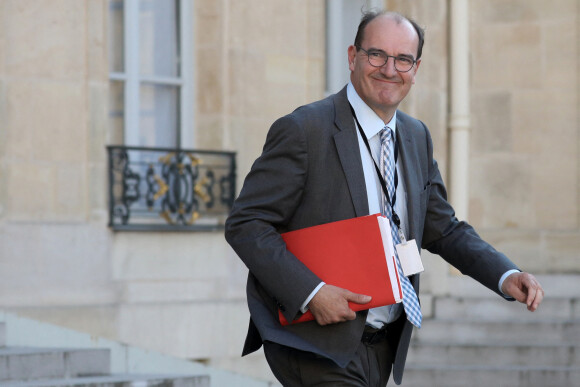Jean Castex - Déclaration suite à la Visio-conférence avec les maires, au palais de l'Elysée, Paris le 19 mai 2020. © Stéphane Lemouton / Bestimage