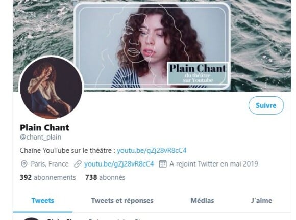 C'est par le biais de son compte Twitter dédié au théâtre, Plain Chant, que Marie Coquille-Chambel a dénoncé fin juin 2020 les violences physiques infligées par un comédien de la Comédie-Française.