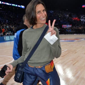 Alessandra Sublet au match de NBA Game Paris 2020 entre les Bucks de Milwaukee et les Charlotte Hornet à l'AccorHotels Arena à Paris le 24 janvier 2020. © Veeren / Bestimage