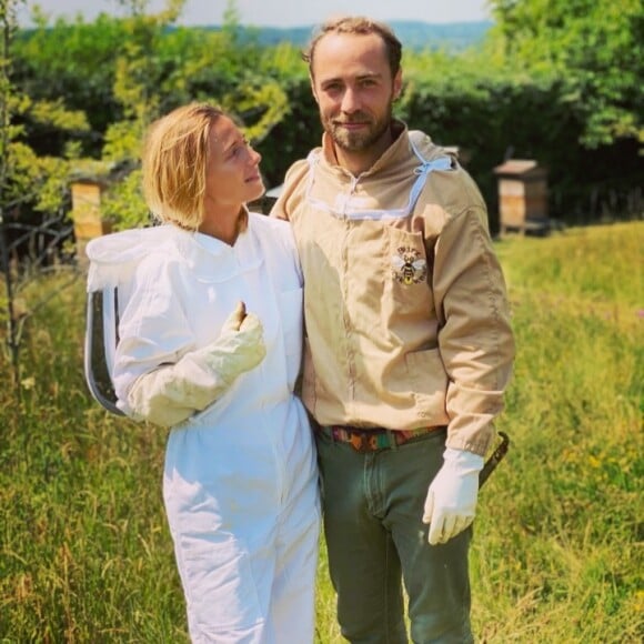 James Middleton et sa fiancée Alizée Thevenet sur Instagram, le 29 juin 2020.
