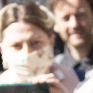 Johnny Depp arrive à la cour royale de justice à Londres, pour entamer le procès pour diffamation contre le magazine The Sun Newspaper. Le 7 juillet 2020
