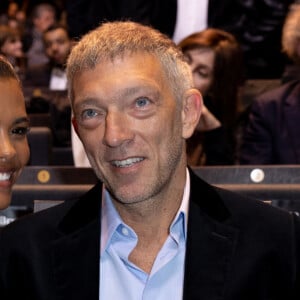 Vincent Cassel et sa femme Tina Kunakey - People dans la salle lors de la 45ème cérémonie des César à la salle Pleyel à Paris le 28 février 2020 © Olivier Borde / Dominique Jacovides / Bestimage