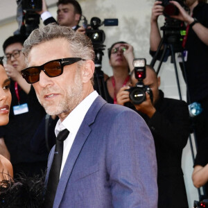 Vincent Cassel et sa femme Tina Kunakey - Red carpet pour le film "J'accuse!" lors du 76ème festival du film de venise, la Mostra le 30 Août 2019. © Imago/ Panoramic / Bestimage