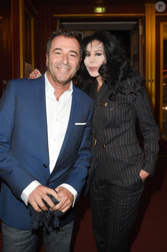 Bernard Montiel et Yamina Benguigui à la générale de la comédie musicale de Jean-Paul Gaultier "Fashion Freak Show" au théâtre des Folies Bergère à Paris le 28 septembre 2018. © Coadic Guirec / Bestimage