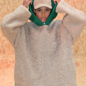 Tina Kunakey (Cassel) - People au défilé Lacoste collection prêt-à-porter Automne/Hiver 2020-2021 lors de la Fashion Week à Paris, le 3 mars 2020. © Veeren Ramsamy-Christophe Clovis /Bestimage